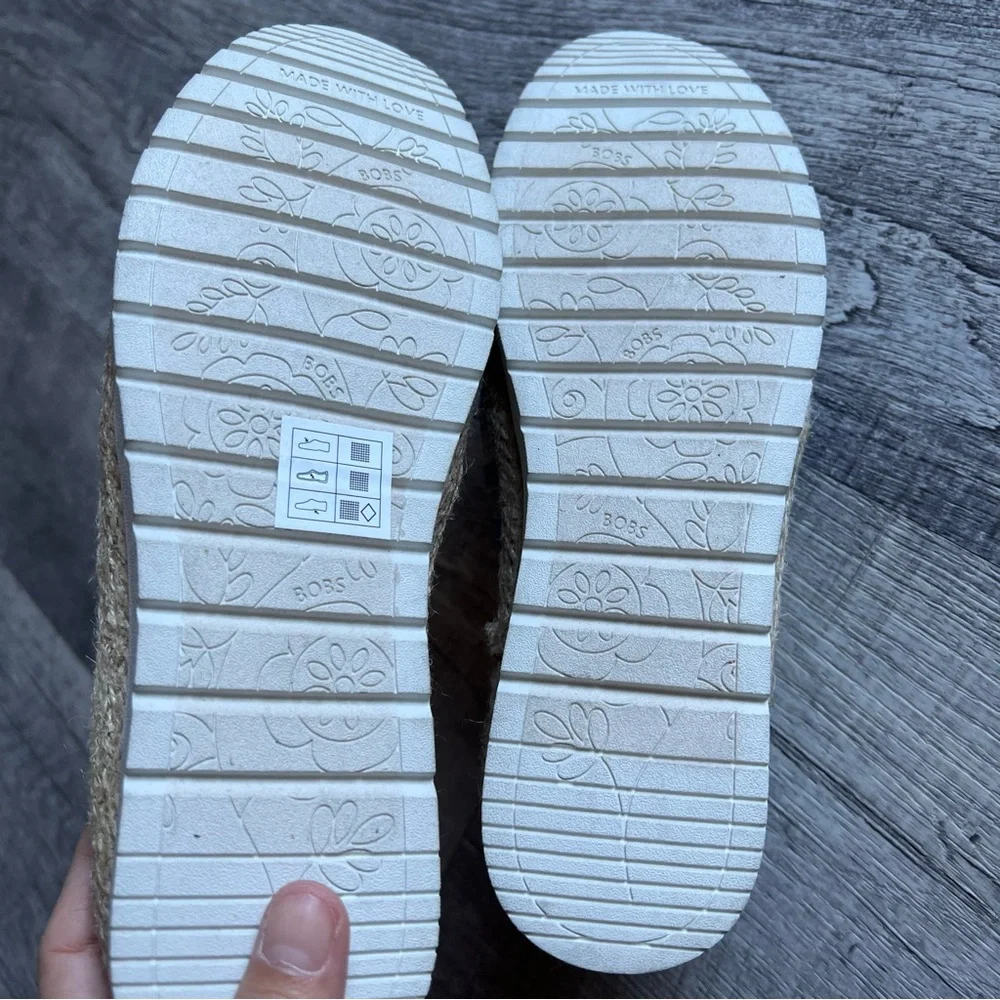 BOBS Flexpadrille River Stroll Espadrilles Size 7